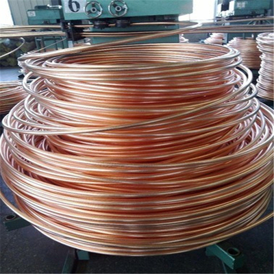 C11000 HVAC 구리 튜브 곧은 구리관 0.1mm-20mm 열전도